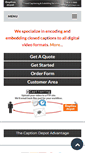 Mobile Screenshot of captiondepot.com